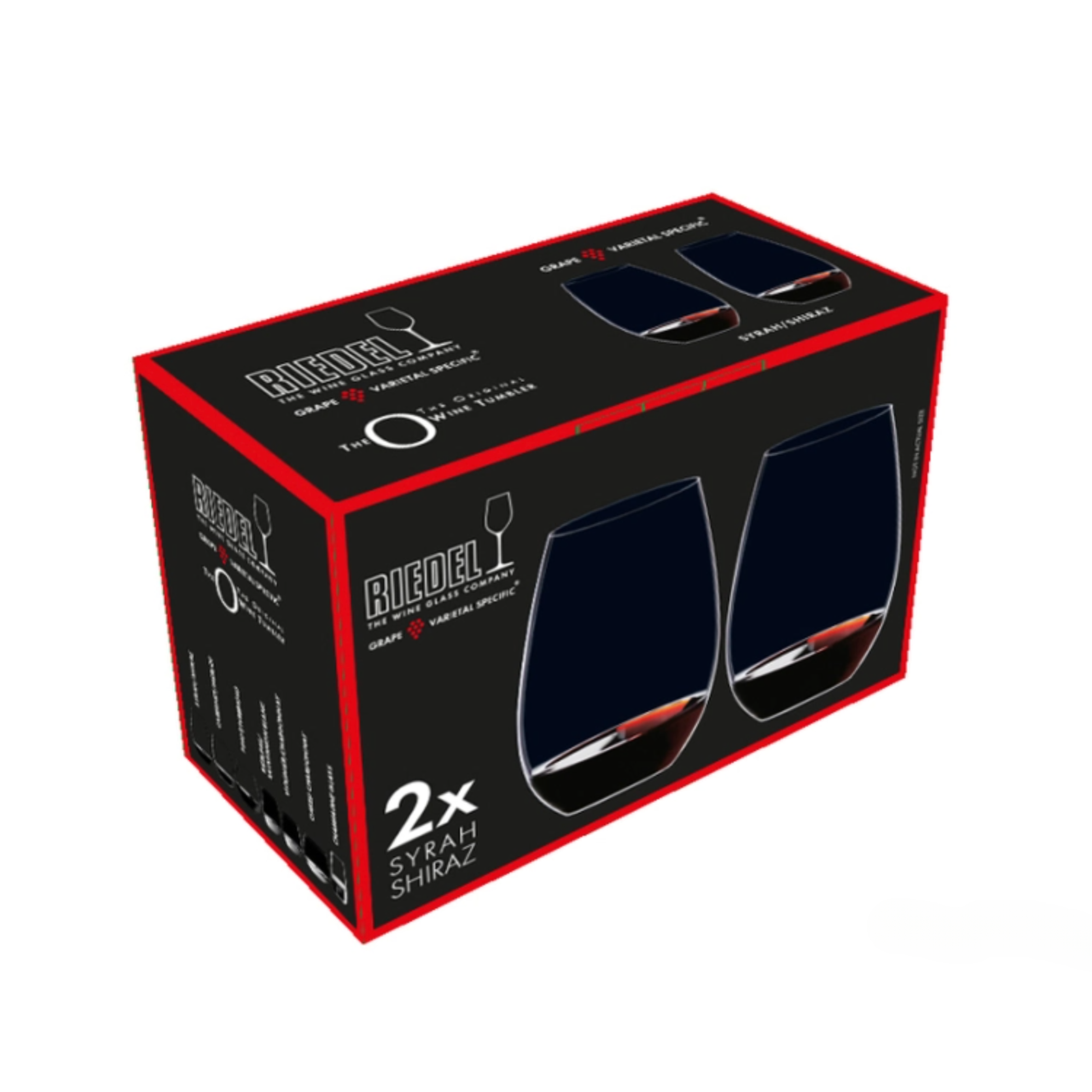 Riedel The O Wine Tumbler Syrah/Shiraz (2 Pack)