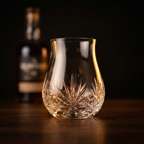 Glencairn Tartan Cut Crystal Mixer Glass - On The Tabl