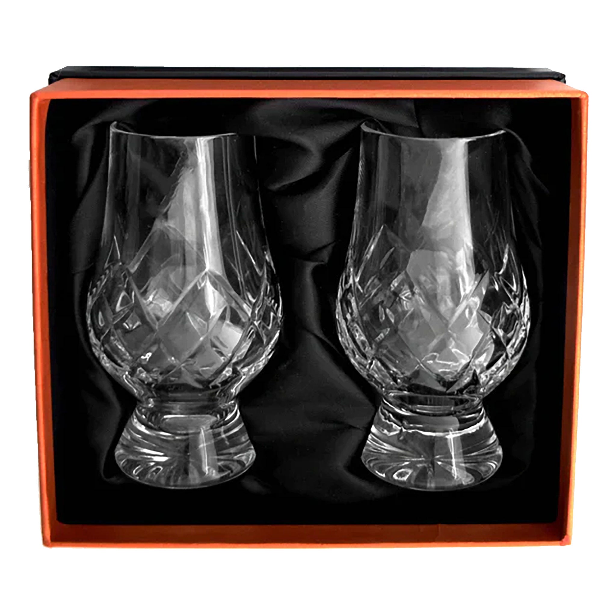 Glencairn Crystal Cut Tartan Whisky Glass (2 Pack in Presentation Box) – On The Tabl